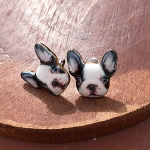 Cute French Bulldog Stud earrings